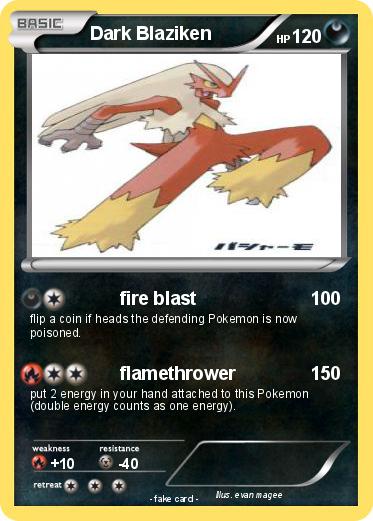 Pokemon Dark Blaziken