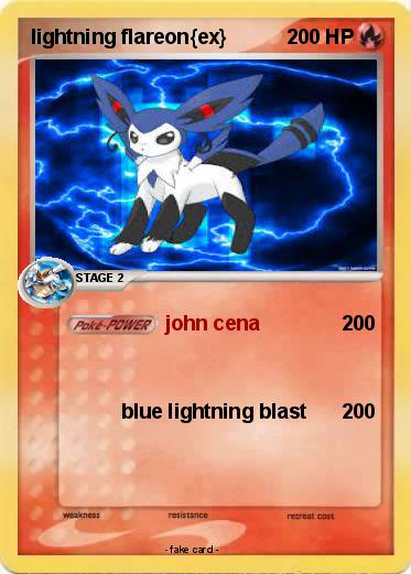Pokemon lightning flareon{ex}