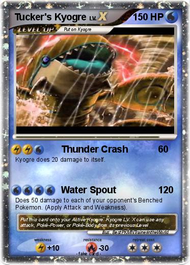Pokemon Tucker's Kyogre