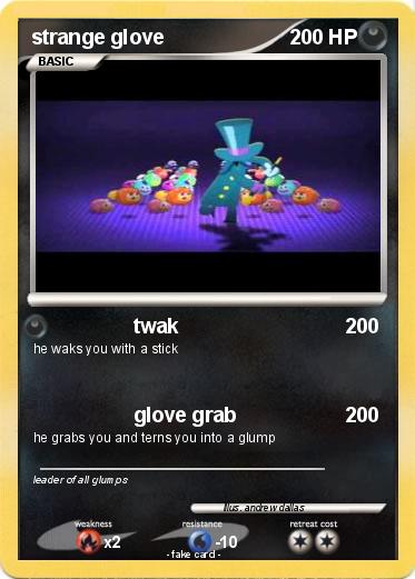 Pokemon strange glove