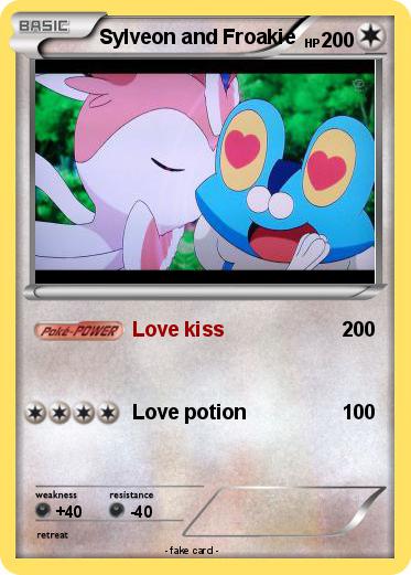 Pokemon Sylveon and Froakie