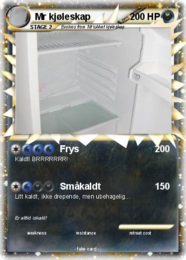 Pokemon Mr kjøleskap