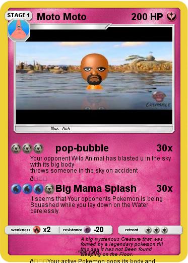 Pokemon Moto Moto