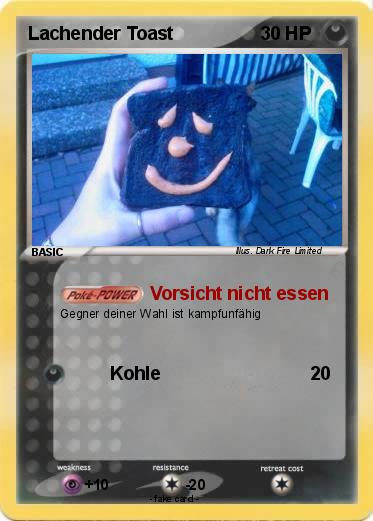 Pokemon Lachender Toast