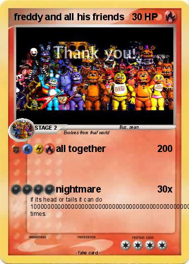 Pokemon freddy and all his friends
