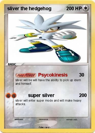 Pokemon sliver the hedgehog