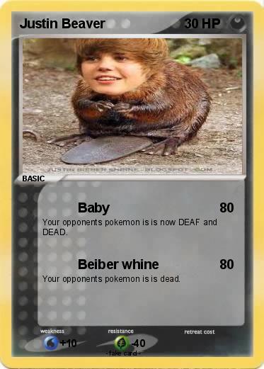 Pokemon Justin Beaver
