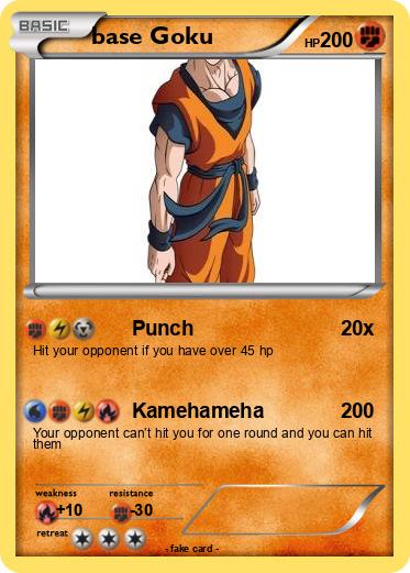 Pokemon base Goku