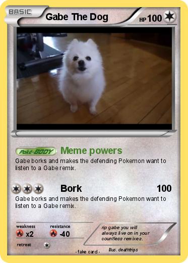 Pokemon Gabe The Dog