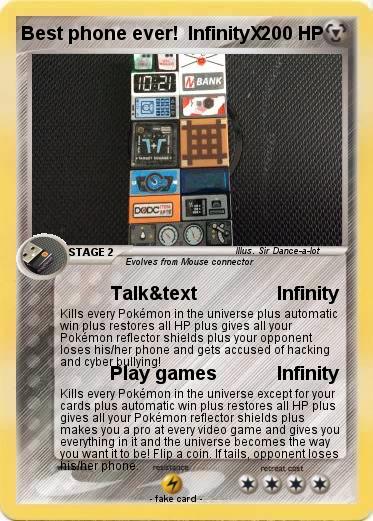Pokemon Best phone ever!  InfinityX