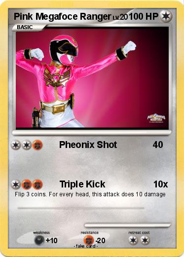 Pokemon Pink Megafoce Ranger