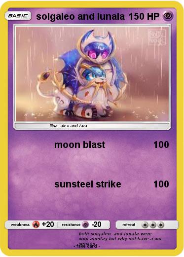 Pokemon solgaleo and lunala