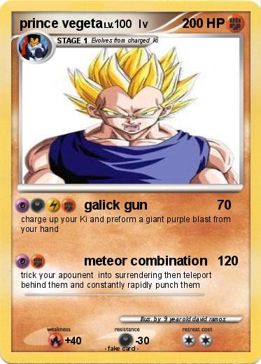 Pokemon prince vegeta