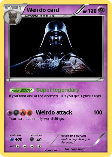 Pokemon Weirdo card