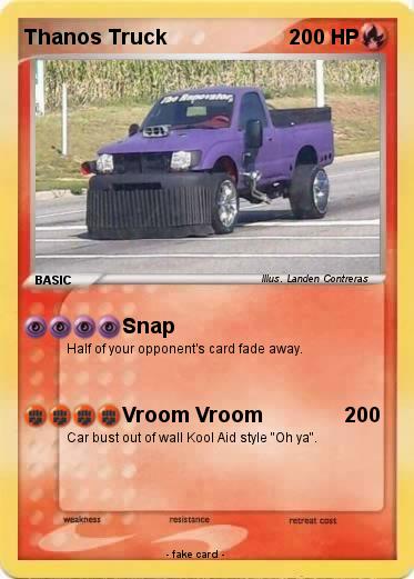 Pokemon Thanos Truck