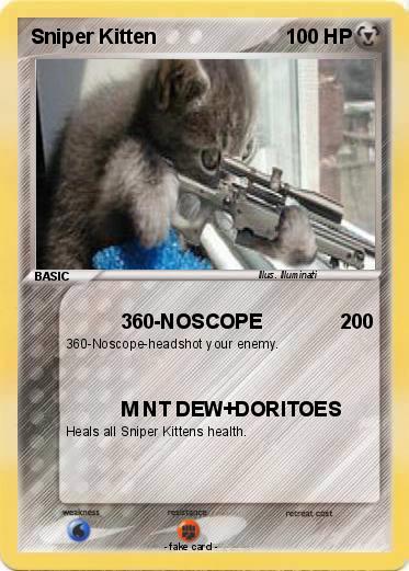 Pokemon Sniper Kitten
