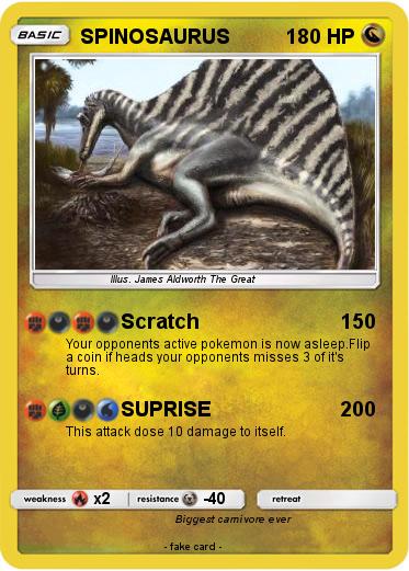 Pokemon SPINOSAURUS