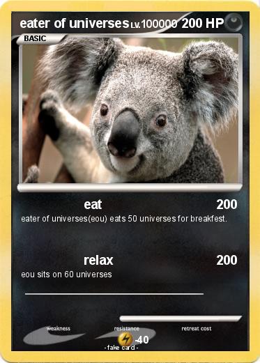 Pokemon eater of universes