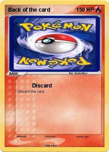 Pokemon Back of the card