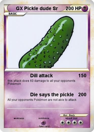 Pokemon GX Pickle dude Sr