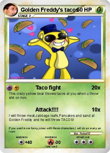 Pokemon Golden Freddy's tacos