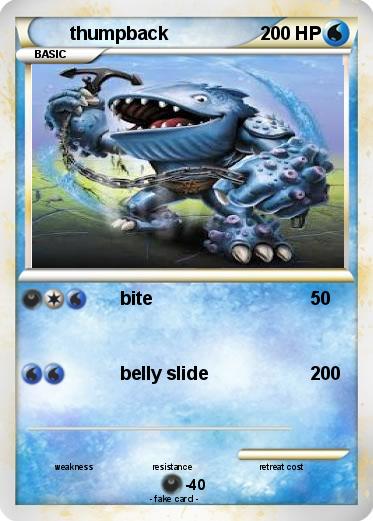 Pokemon thumpback