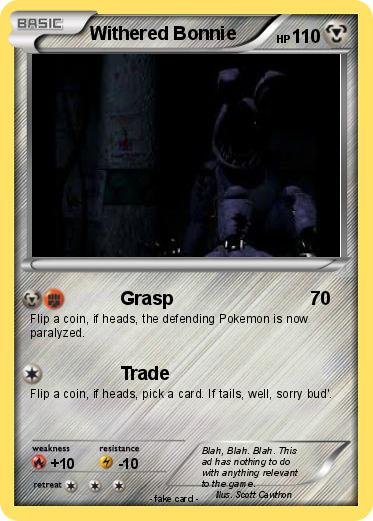 Pokemon Withered Bonnie