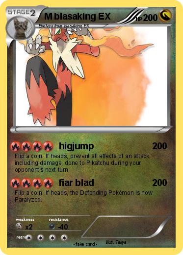 Pokemon M blasaking EX