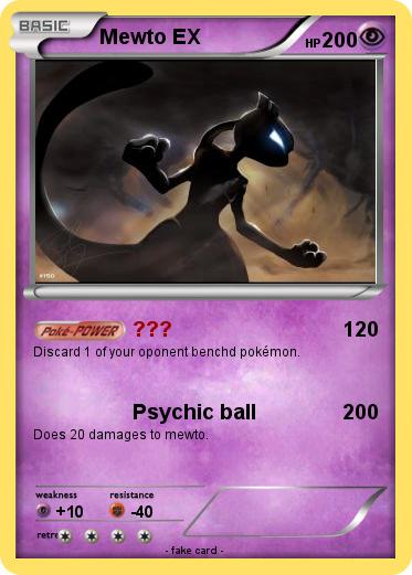 Pokemon Mewto EX