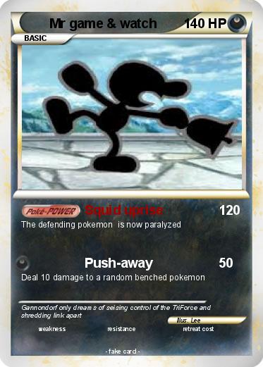 Pokemon Mr game & watch