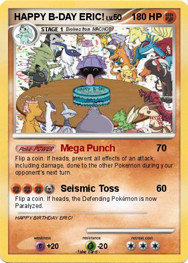 Pokemon HAPPY B-DAY ERIC!