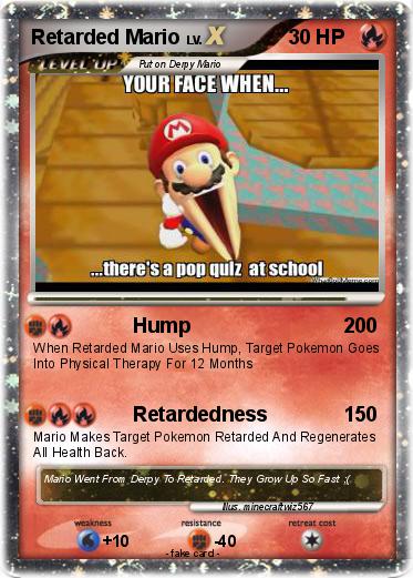 Pokemon Retarded Mario