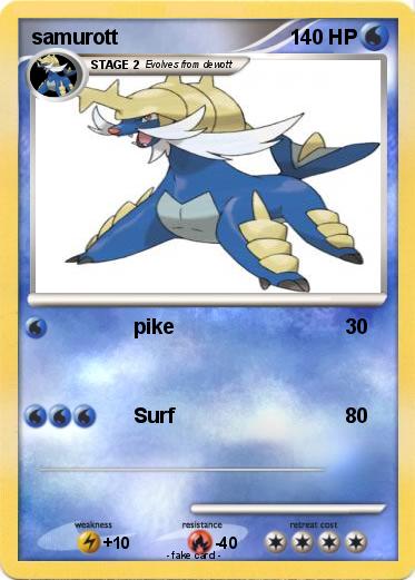 Pokemon samurott