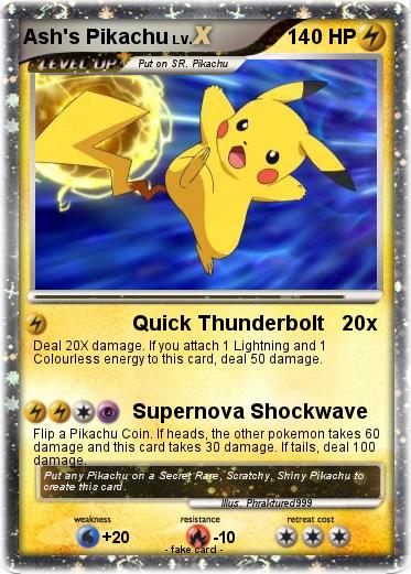 Pokemon Ash's Pikachu