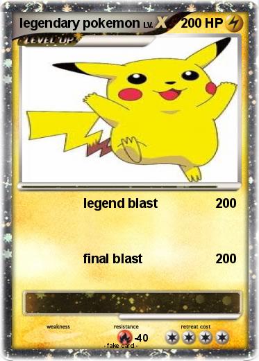 Pokemon legendary pokemon