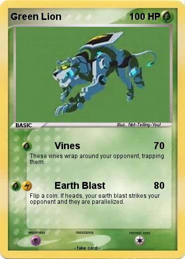 Pokemon Green Lion