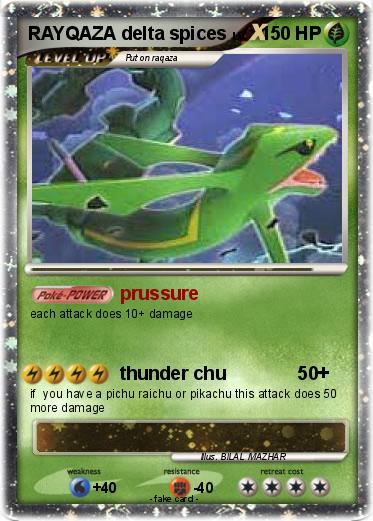 Pokemon RAYQAZA delta spices