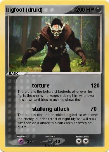 Pokemon bigfoot (druid)
