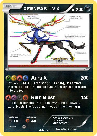 Pokemon XERNEAS  LV.X