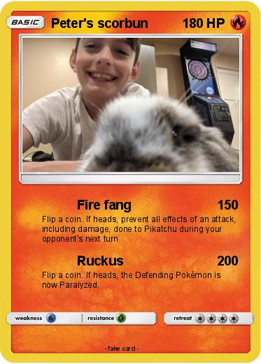 Pokemon Peter's scorbun