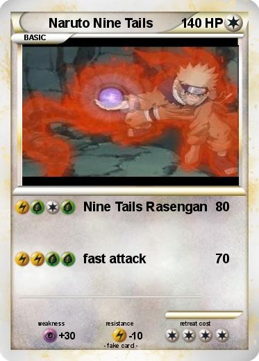 Pokemon Naruto Nine Tails