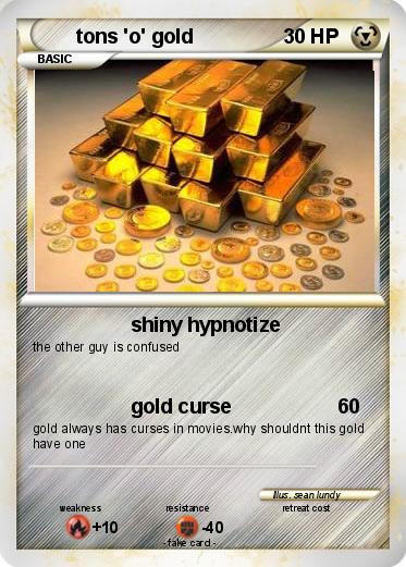 Pokemon tons 'o' gold