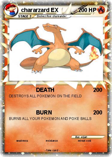 Pokemon chararzard EX