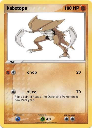 Pokemon kabotops