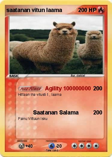 Pokemon saatanan vitun laama