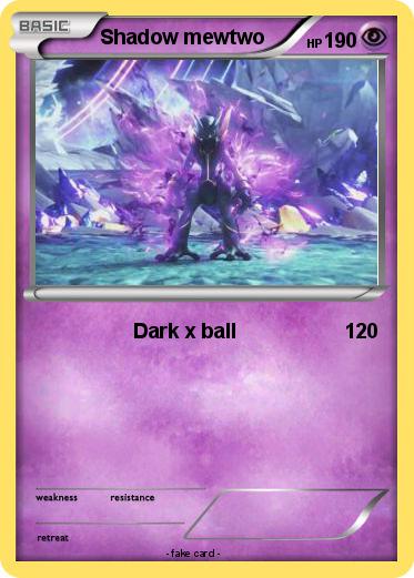 Pokemon Shadow mewtwo