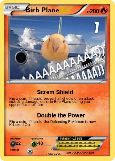 Pokemon Birb Plane