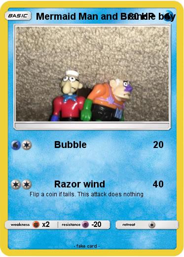 Pokemon Mermaid Man and Brancle boy