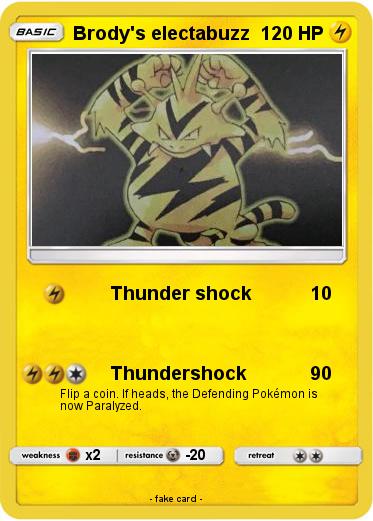 Pokemon Brody's electabuzz