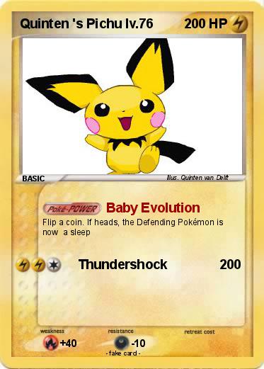 Pokemon Quinten 's Pichu lv.76